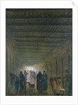 Corridor of the Saint-Lazare Prison in 1793 by Hubert Robert