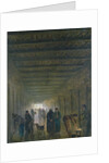 Corridor of the Saint-Lazare Prison in 1793 by Hubert Robert