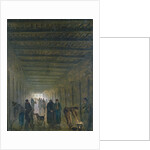 Corridor of the Saint-Lazare Prison in 1793 by Hubert Robert