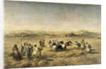 Threshing Wheat in Algeria, 1853 by Adolphe Pierre Leleux