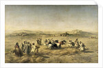 Threshing Wheat in Algeria, 1853 by Adolphe Pierre Leleux