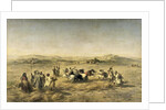 Threshing Wheat in Algeria, 1853 by Adolphe Pierre Leleux