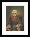 An Old Woman Spinning by French School
