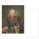 An Old Woman Spinning by French School