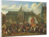 A Procession at Antwerp, 1697 by Alexander van Bredael