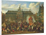 A Procession at Antwerp, 1697 by Alexander van Bredael
