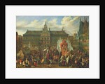 A Procession at Antwerp, 1697 by Alexander van Bredael