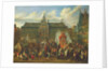 A Procession at Antwerp, 1697 by Alexander van Bredael