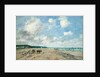 The Beach at Tourgeville, 1893 by Eugene Louis Boudin