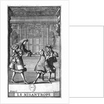 Scene from 'Le Misanthrope' by Moliere by Pierre (after) Brissart