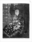 Portrait of Jishin Osho, 14th century by School Japanese
