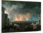 The Bombardment of Vienna by the French Army, 11th May 1809 by Baron Louis Albert Bacler d'Albe