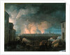 The Bombardment of Vienna by the French Army, 11th May 1809 by Baron Louis Albert Bacler d'Albe