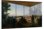 Audience Given in Constantinople by the Grand Vizier Aimali Carac for Francois-Emmanuel Guignard Comte de Saint-Priest, 18th March 1779 by Francesco Giuseppe Casanova