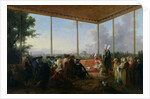 Audience Given in Constantinople by the Grand Vizier Aimali Carac for Francois-Emmanuel Guignard Comte de Saint-Priest, 18th March 1779 by Francesco Giuseppe Casanova