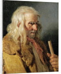Portrait of a Breton Peasant, 1834 by Jean-Jacques Francois Monanteuil