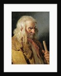 Portrait of a Breton Peasant, 1834 by Jean-Jacques Francois Monanteuil
