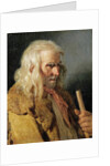 Portrait of a Breton Peasant, 1834 by Jean-Jacques Francois Monanteuil