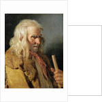 Portrait of a Breton Peasant, 1834 by Jean-Jacques Francois Monanteuil