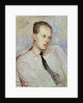Study for a portrait of Pierre Drieu La Rochelle 1924 by Jacques-Emile Blanche