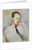 Study for a portrait of Pierre Drieu La Rochelle 1924 by Jacques-Emile Blanche