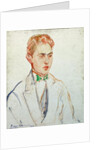 Study for a portrait of Raymond Radiguet 1923 by Jacques-Emile Blanche