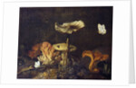 Still Life with Mushrooms and Butterflies by Otto Marseus van Schrieck