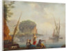 Seascape by Charles Francois Lacroix de Marseille