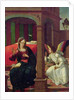 The Annunciation by Master of the Manchester Madonna