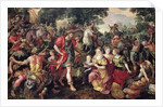 David and Abigail or Alexander and the Family of Darius by Maarten de Vos