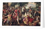 David and Abigail or Alexander and the Family of Darius by Maarten de Vos