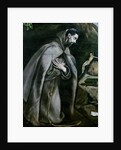 St. Francis of Assisi, 1580-95 by El Greco