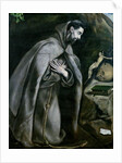 St. Francis of Assisi, 1580-95 by El Greco