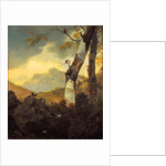 Mountainous Landscape with Goats and Birds, c.1657 by Adam Pynacker