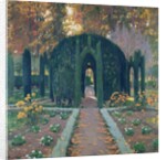 La Glorieta 1909 by Santiago Rusinol i Prats