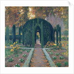 La Glorieta 1909 by Santiago Rusinol i Prats