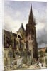 Restoring the Abbey Church of St. Denis in 1833 by Adrien Dauzats