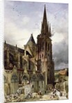 Restoring the Abbey Church of St. Denis in 1833 by Adrien Dauzats