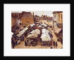 The Market Place at Abbeville by Louis Braquaval