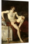 Seated Gladiator by Jean-Germain Drouais