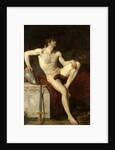 Seated Gladiator by Jean-Germain Drouais