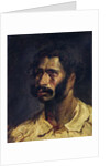 Portrait of the Carpenter of 'The Medusa', c.1812 by Theodore Gericault