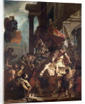 The Justice of Trajan 1840 by Ferdinand Victor Eugene Delacroix