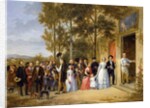 A Wedding at the Coeur Volant, Louveciennes, c.1850 by French School