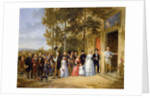 A Wedding at the Coeur Volant, Louveciennes, c.1850 by French School