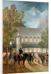 The Theatre Gymnase, Evening by Jules Hereau
