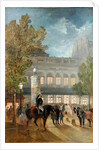 The Theatre Gymnase, Evening by Jules Hereau
