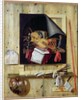 Trompe l'Oeil Still Life, 1665 by Cornelis Norbertus Gijsbrechts