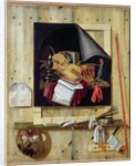Trompe l'Oeil Still Life, 1665 by Cornelis Norbertus Gijsbrechts