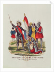Francois I King of France and Pierre du Terrail Chevalier Bayard, after the Battle of Marignan in 1515, 1841 by French School